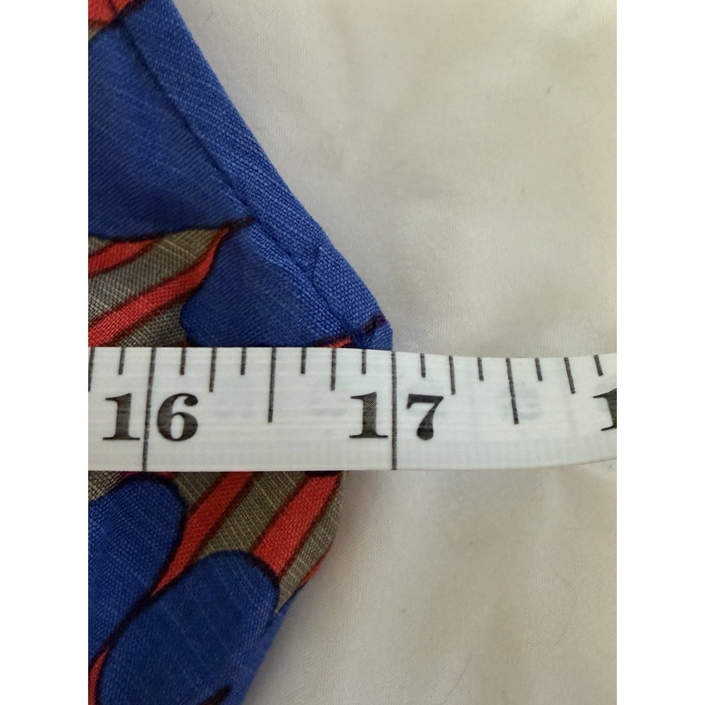 Rachel Comey Silk Linen Dress S Button Front High Low Coastal Resort Old Money - Picture 11 of 12